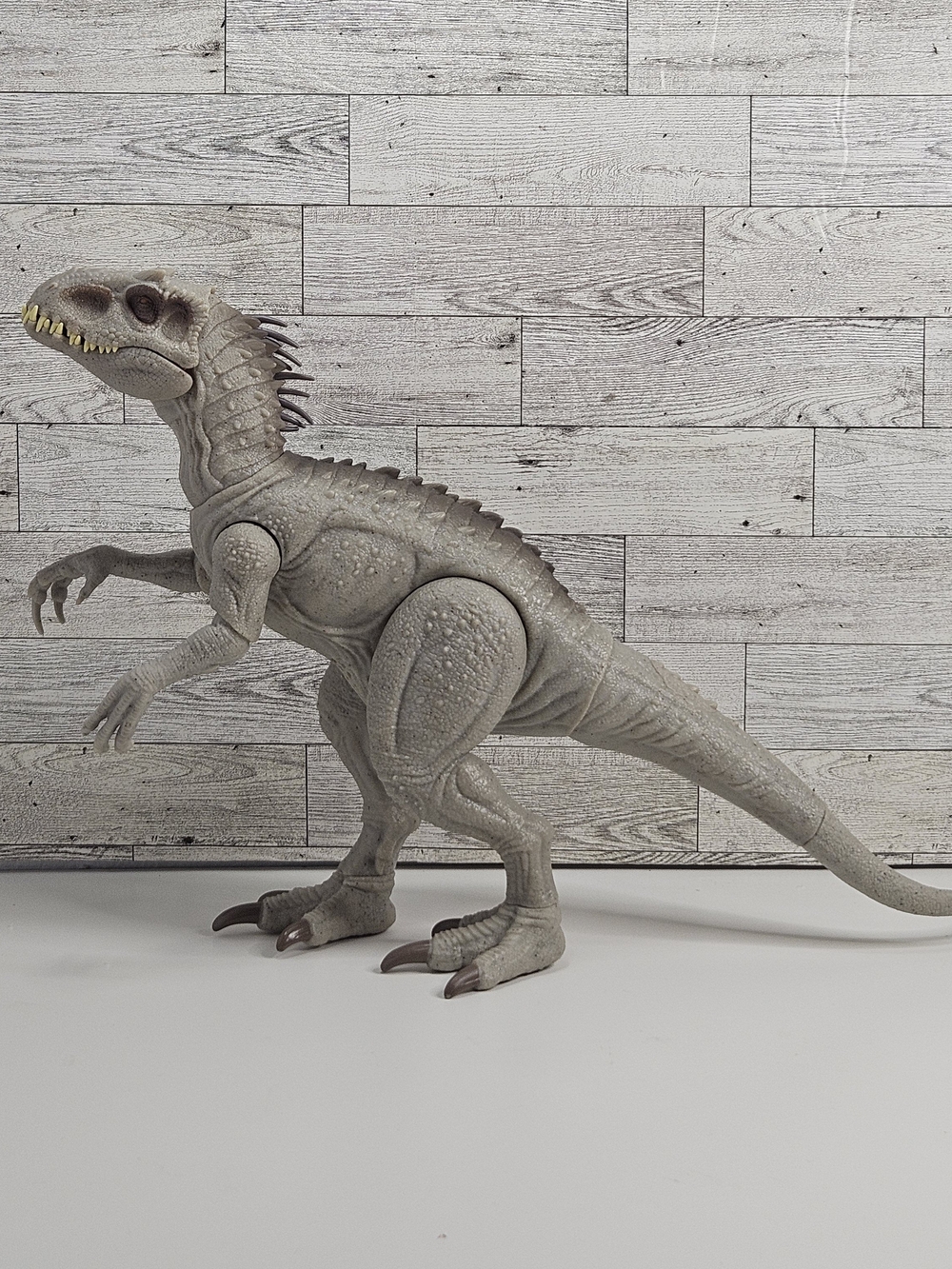 Jurassic World Camouflage 'n Battle Indominus Rex Figure Lights & Sound Tested
